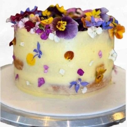 Flower Cake Keto sin azúcar de L'ALMENDRA