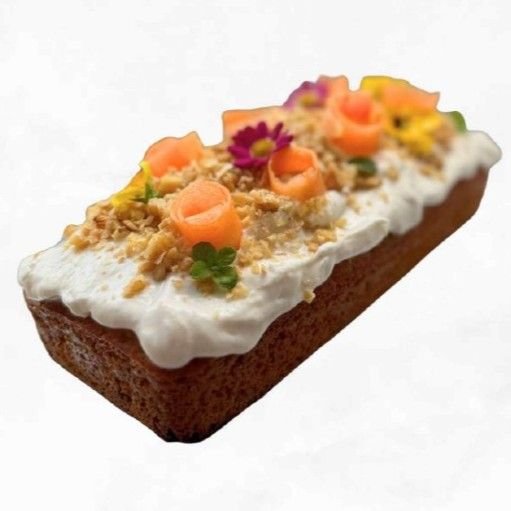 Loaf Cake Vegano de Zanahoria sin azúcar de L'ALMENDRA