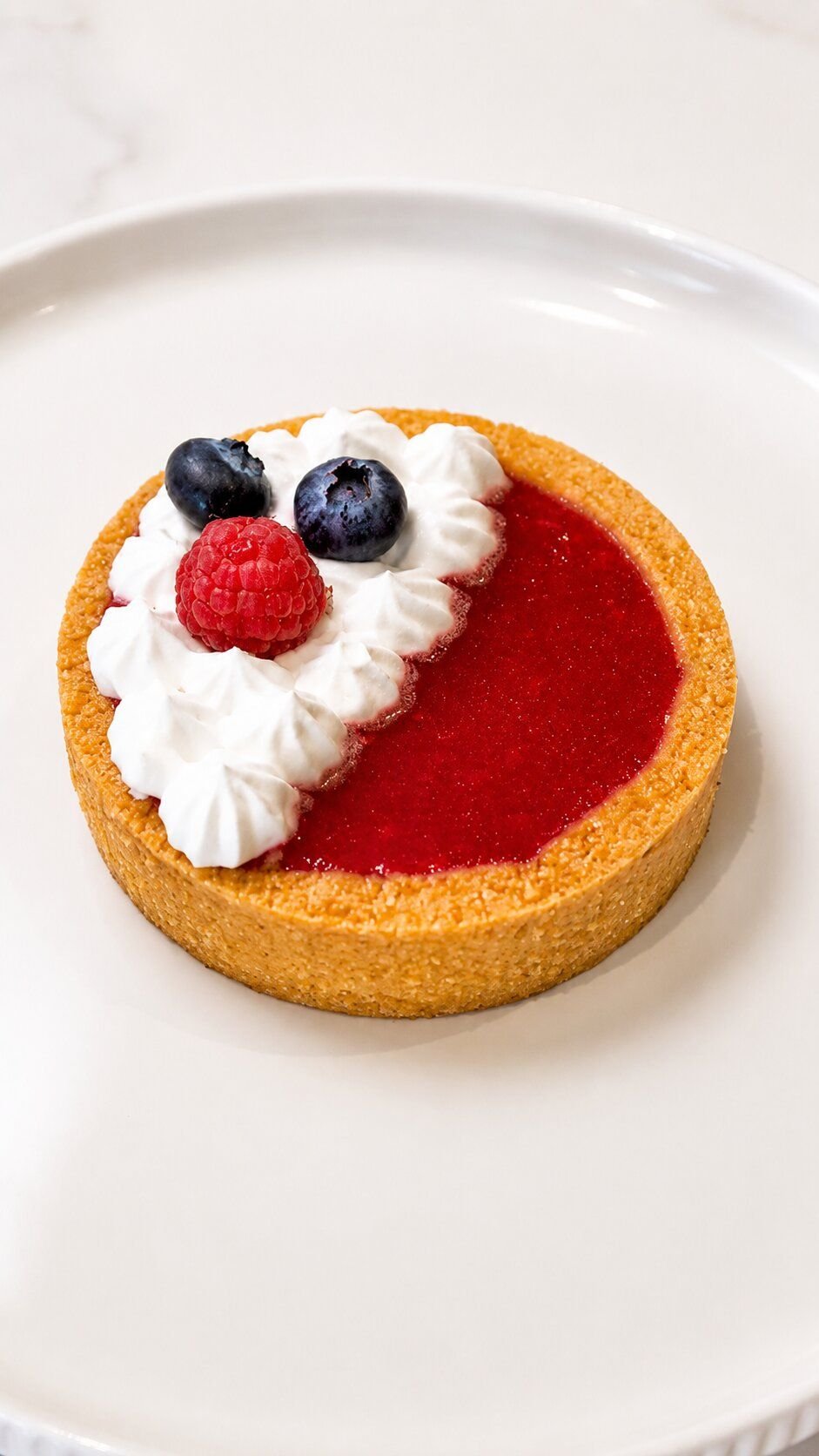 Tartaleta de frutos rojos sin azúcar refinada de L'ALMENDRA